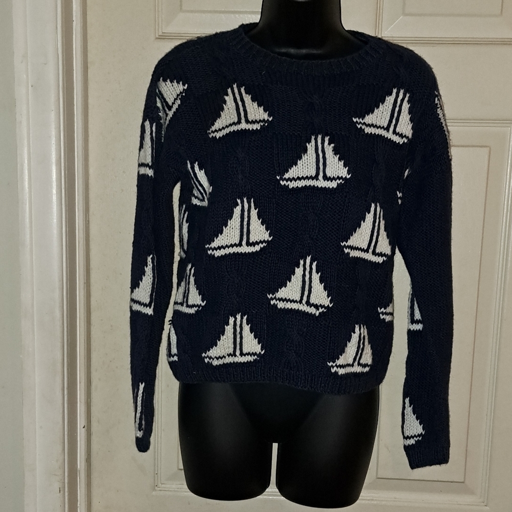 Charter Club petites small hand knit sweater